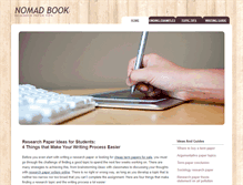 Tablet Screenshot of nomadbook.com